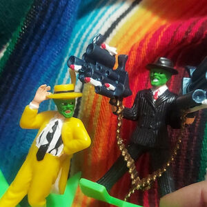 Applause The Mask 1994 Plastic Figurines Set Comedy Movie Collectibles (2)